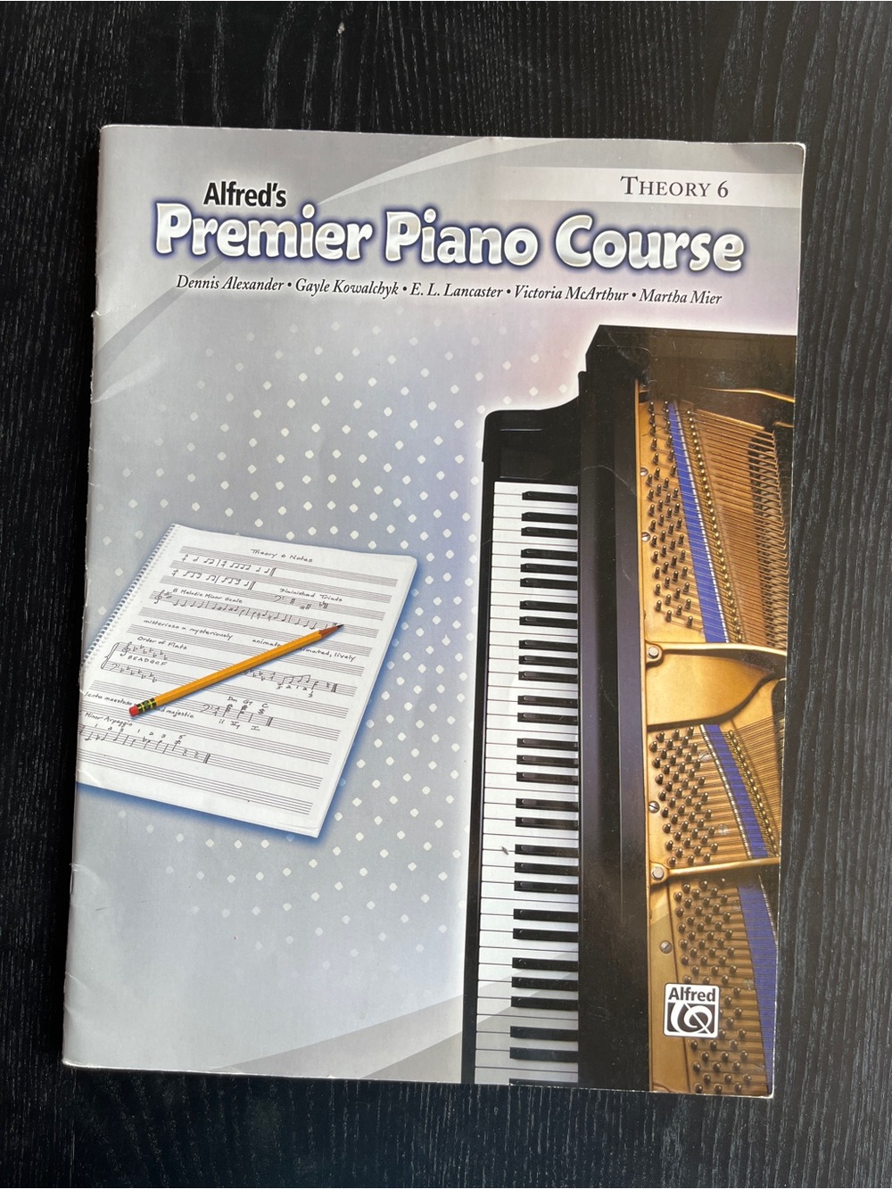 Alfred’s Premier Piano Course Theory 6 Book Music Paperback